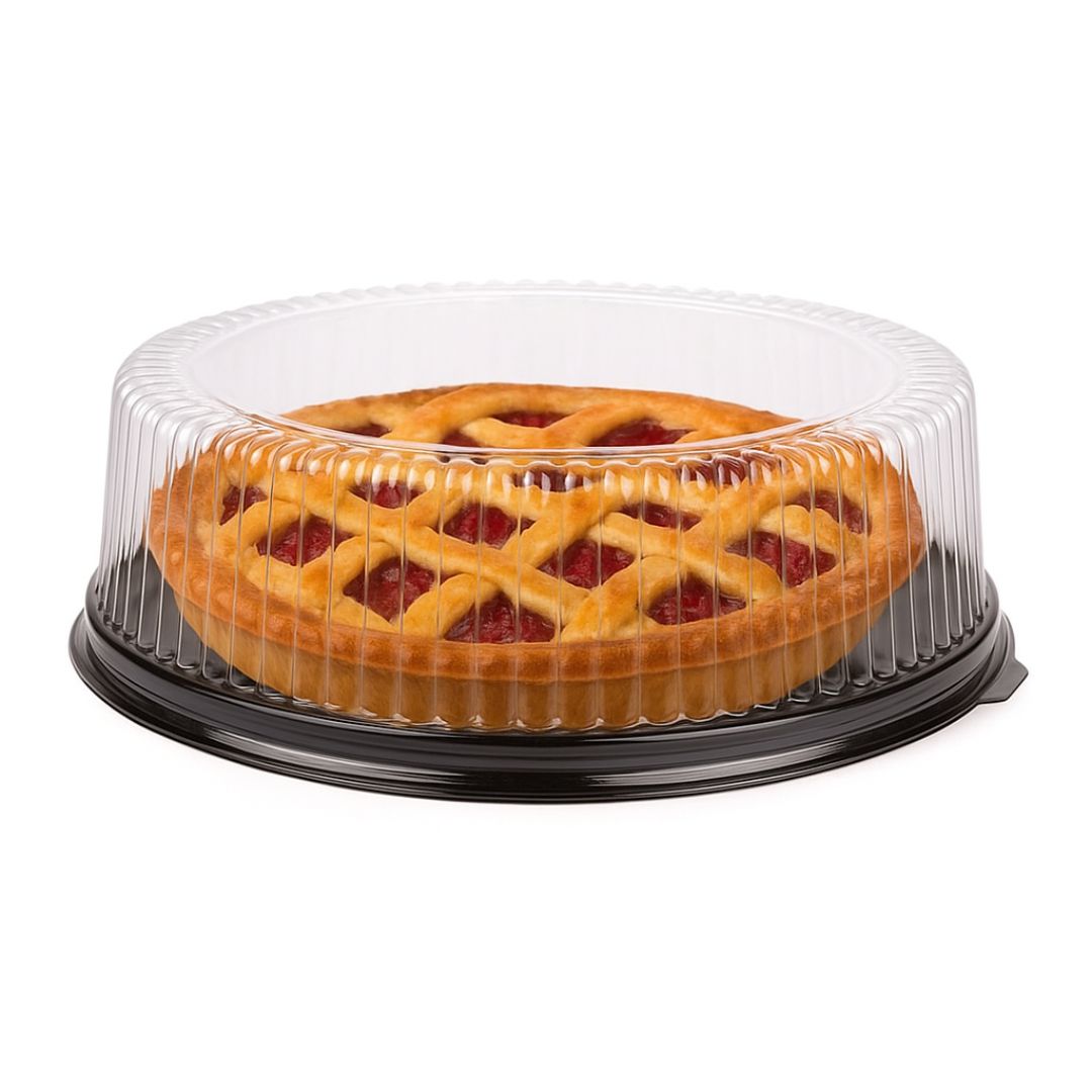 TORTERA REDONDA BOULEVARES PET BAJA (31.5*7.5CM) (T32BPET) *10UNID