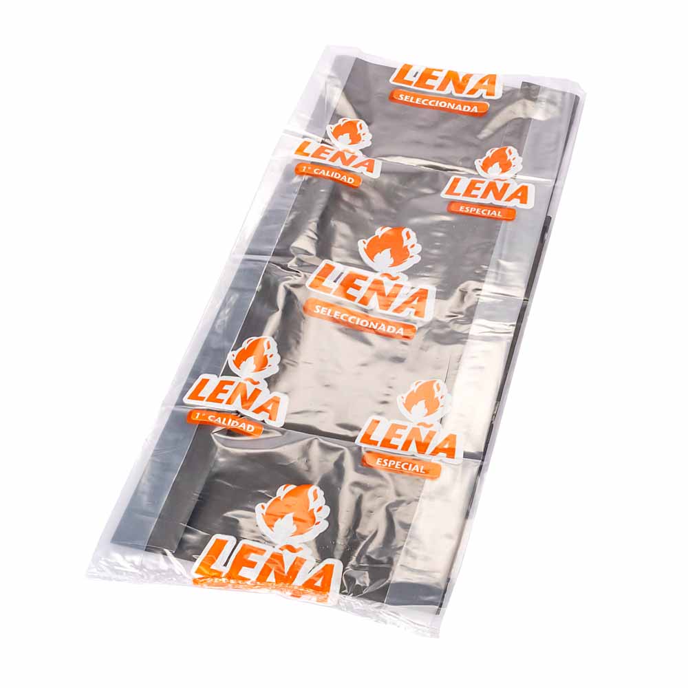 BOLSAS LEÑA FERNANDEZ (PE CRISTAL - 70MIC - 35X65) 7KG *100UNID