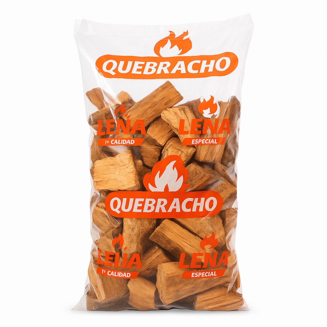 BOLSAS LEÑA FERNANDEZ (PE CRISTAL - 70MIC - 35X65) QUEBRACHO 7KG *100UNID
