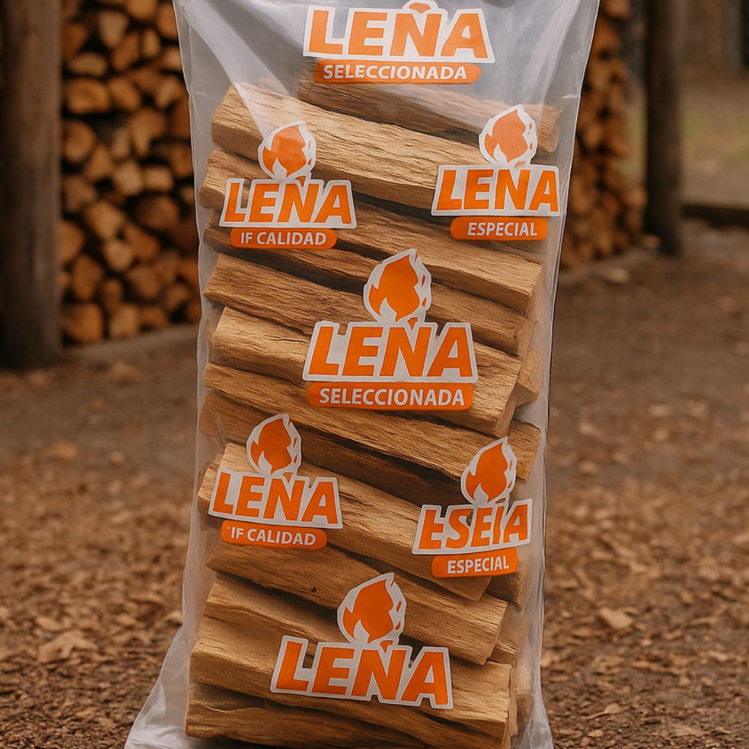 BOLSAS LEÑA FERNANDEZ (PE CRISTAL - 70MIC - 40X70) 10KG *100UNID