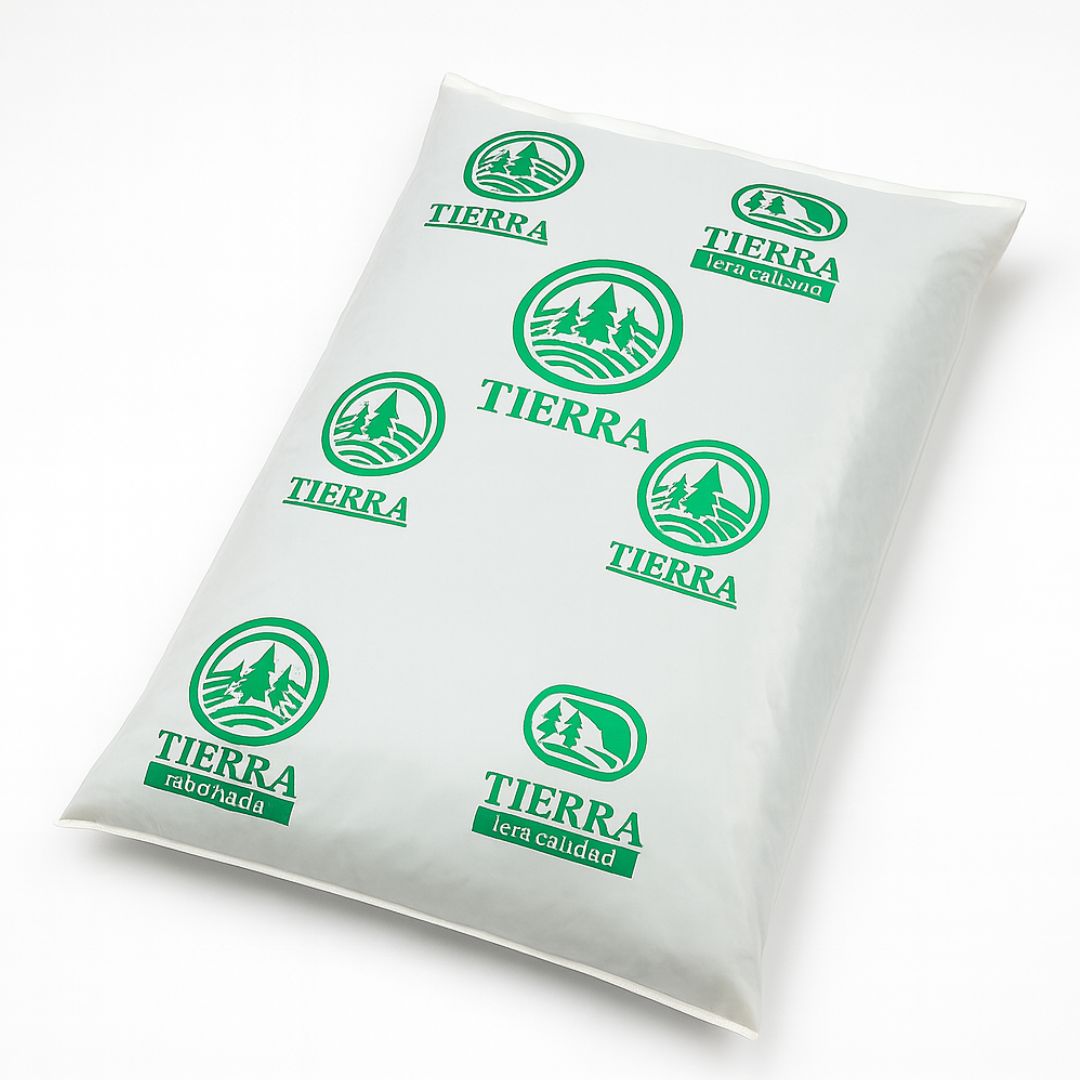 BOLSAS TIERRA FERNANDEZ (PE BLANCO - 60MIC) 35X55CM *25UNID