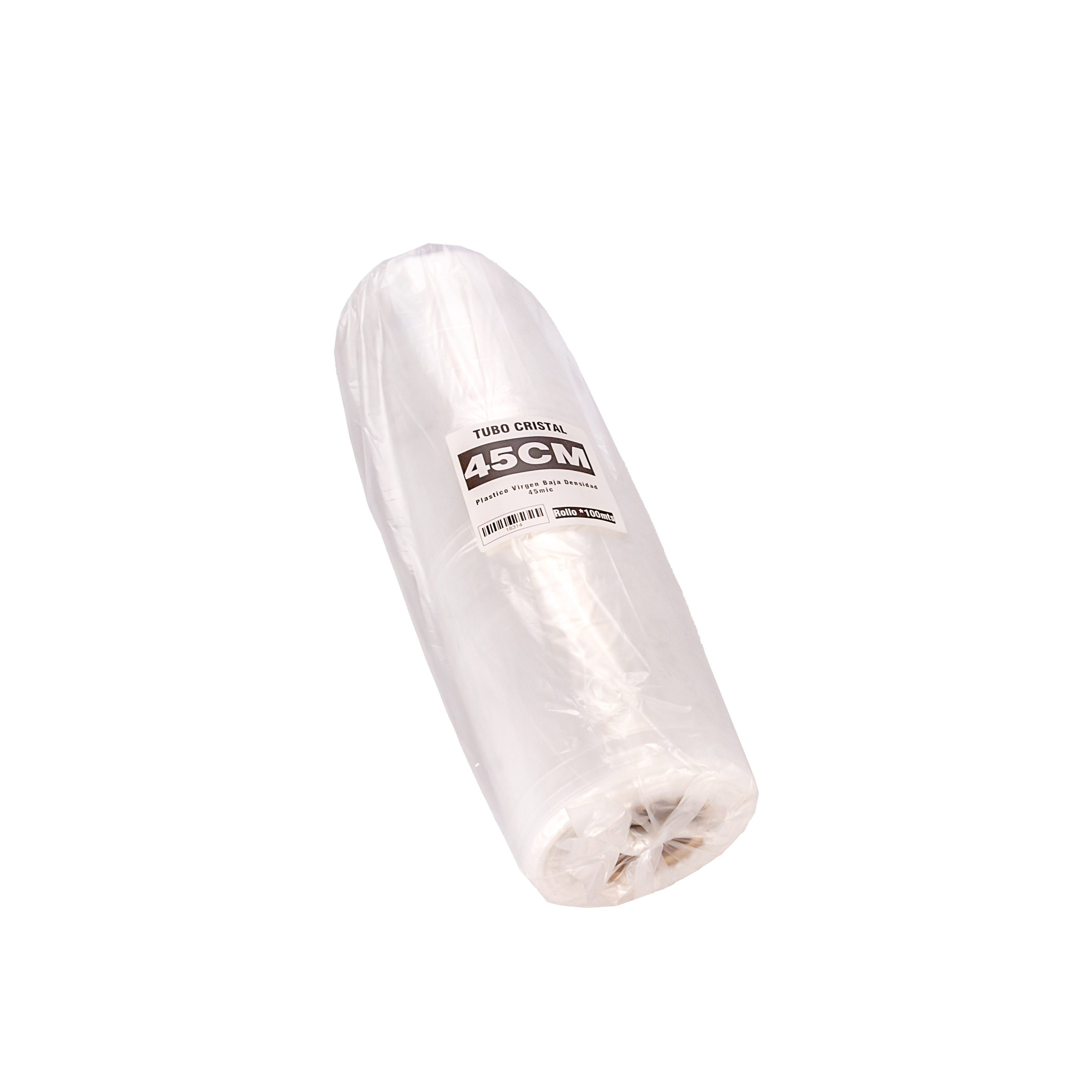 TUBO SIN CORTE FERNANDEZ PE CRISTAL (B/D - 45MIC) .45CM*100MTS *UNID