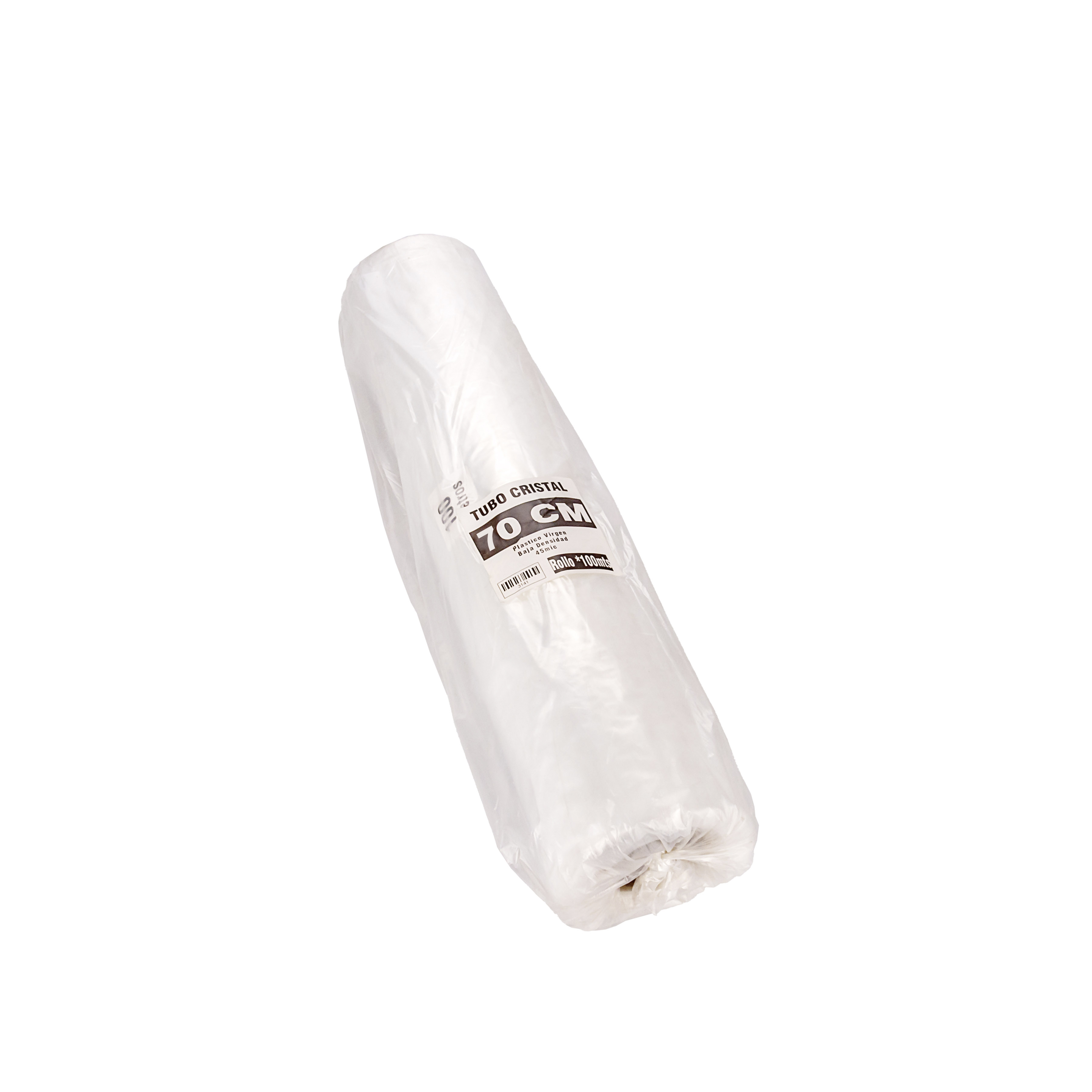 TUBO SIN CORTE FERNANDEZ PE CRISTAL (B/D - 45MIC) .70CM*100MTS *UNID