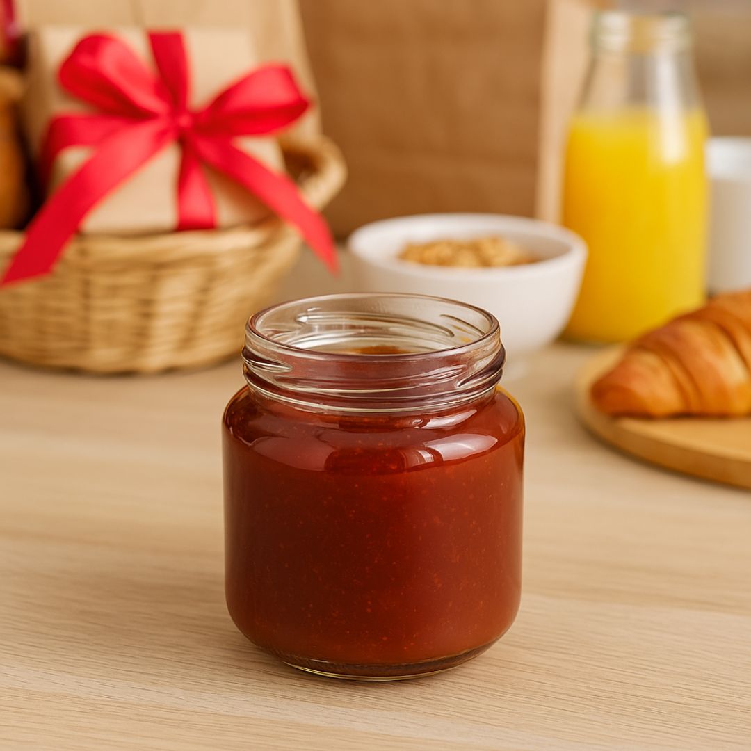 FRASCO VIDRIO CRISTAL.250CC AMANECER (TAPA 63MM) SIN TAPA PACK *20UNID