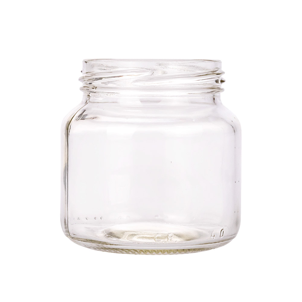 FRASCO VIDRIO CRISTAL.250CC AMANECER (TAPA 63MM) SIN TAPA PACK *20UNID