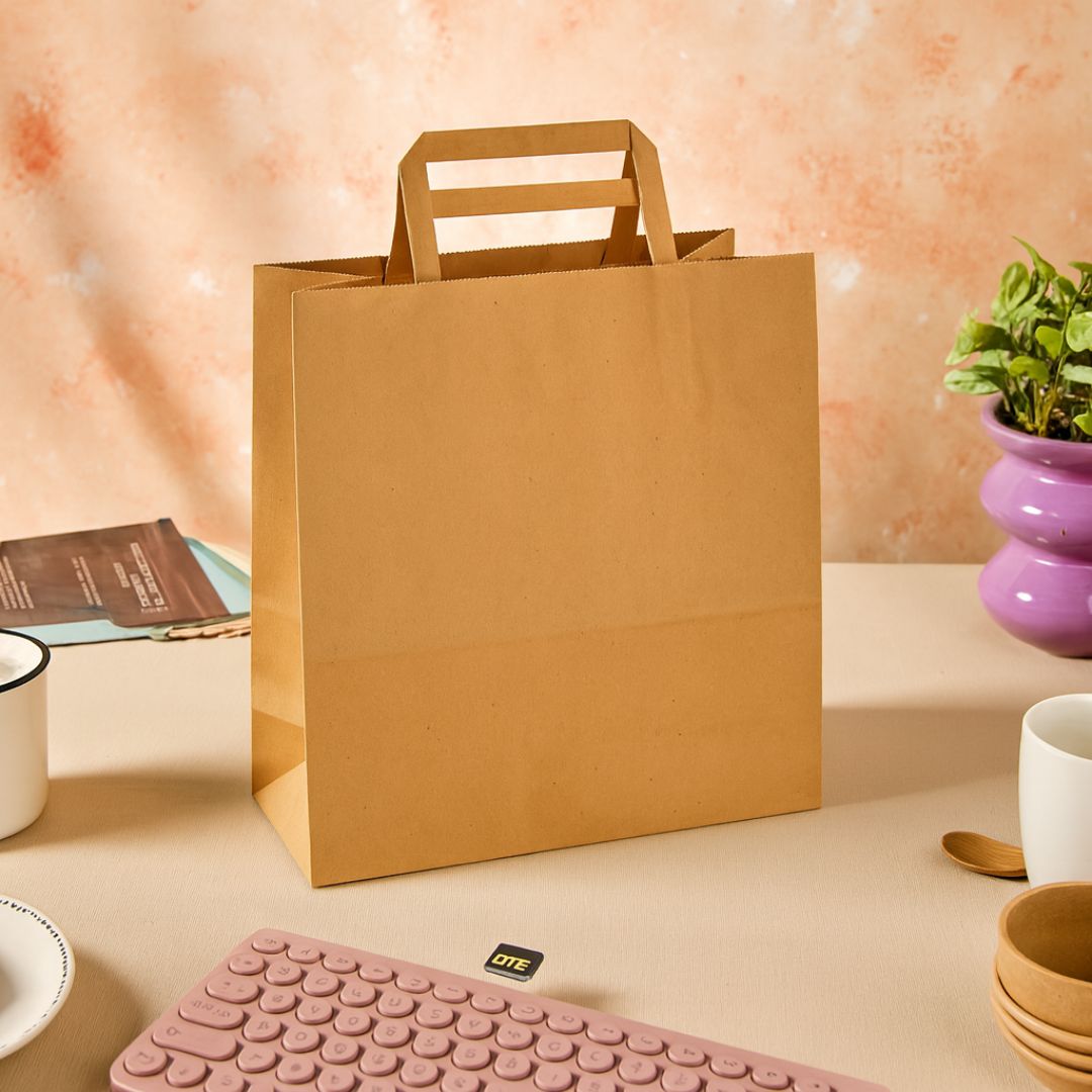 BOLSA BOUTIQUE PAPEL KRAFT 22*10*24CM *UNID