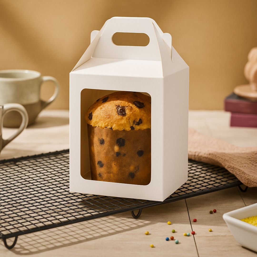 CAJA CARTULINA FERNANDEZ LISA N-3 BCA/BCA PAN DULCE .500G (12X12X17CM C/MANIJA Y VISOR) *25UNID