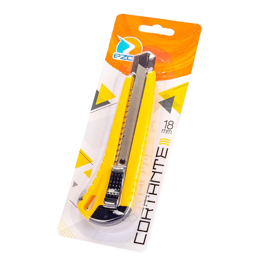 CUTTER EZCO.18MM GRANDE (CON GUIA METAL) *UNID