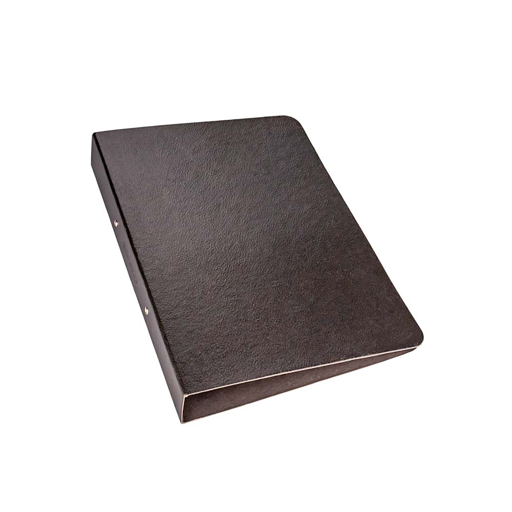 CARPETA FIBRA NEGRA.OFICIO (2 ANILLOS*40MM) (25.5*35.5CM) *UNID