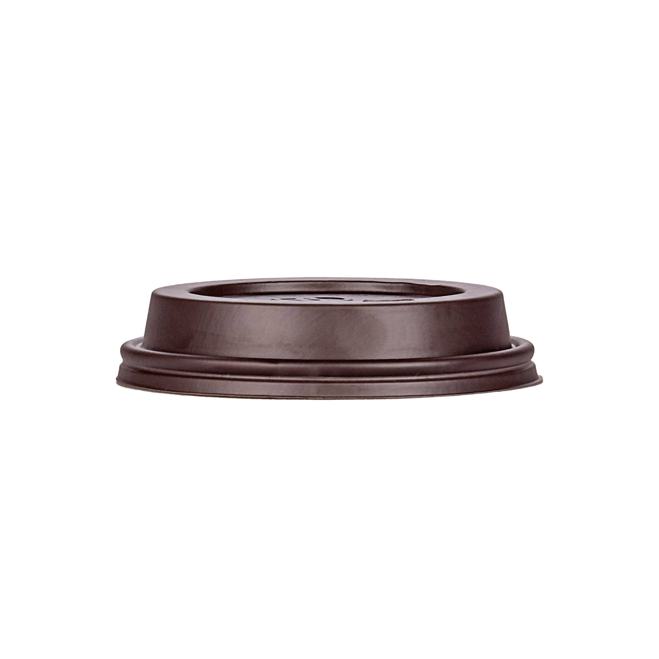 TAPA VASOS POLIPAPEL BO CON PICO MARRON.14OZ PARA DOBLE PARED *100UNID