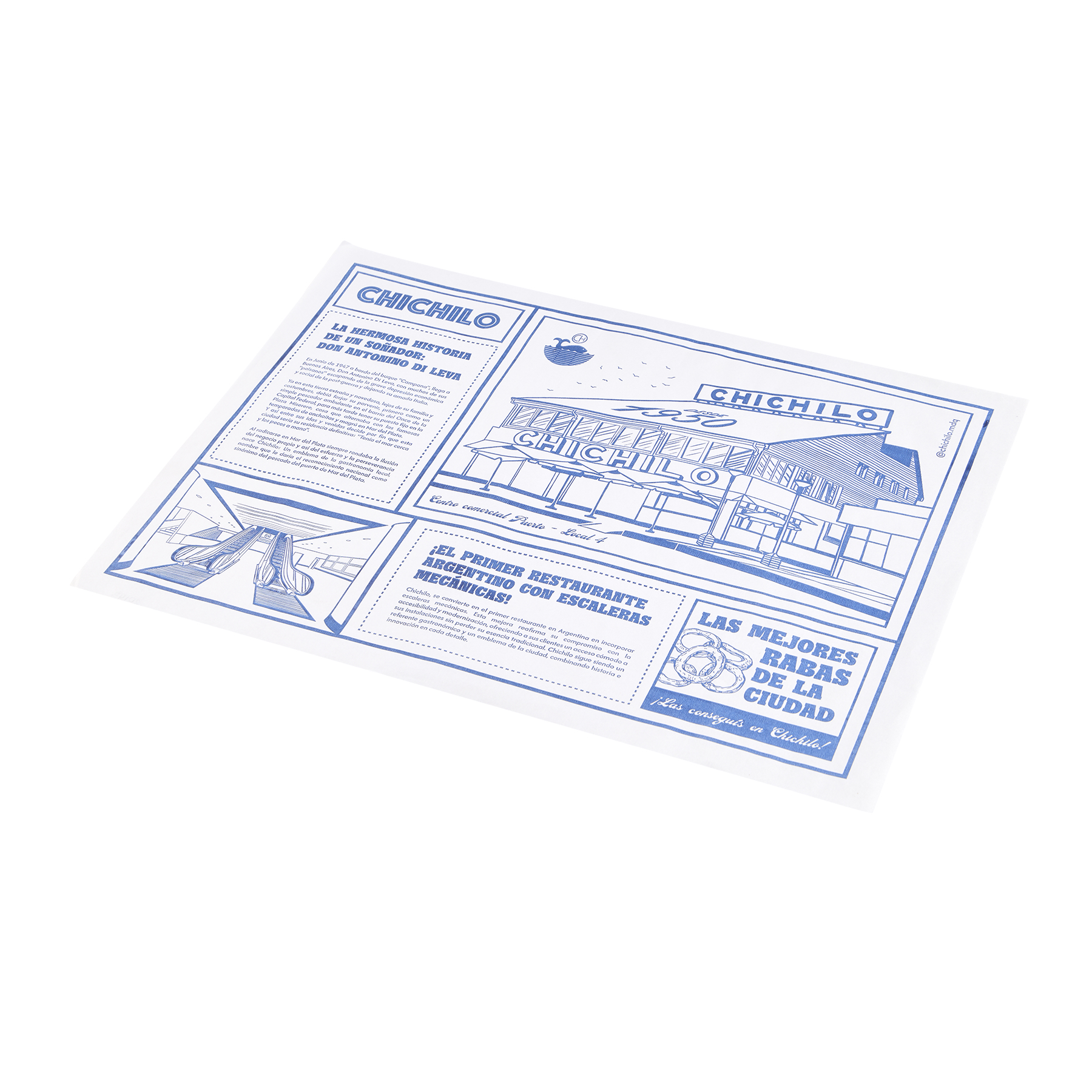 mEP INDIVIDUAL PAPEL EXTRA BLANCO PERSONALIZADO 30*40CM (70GRS) X UNIDAD