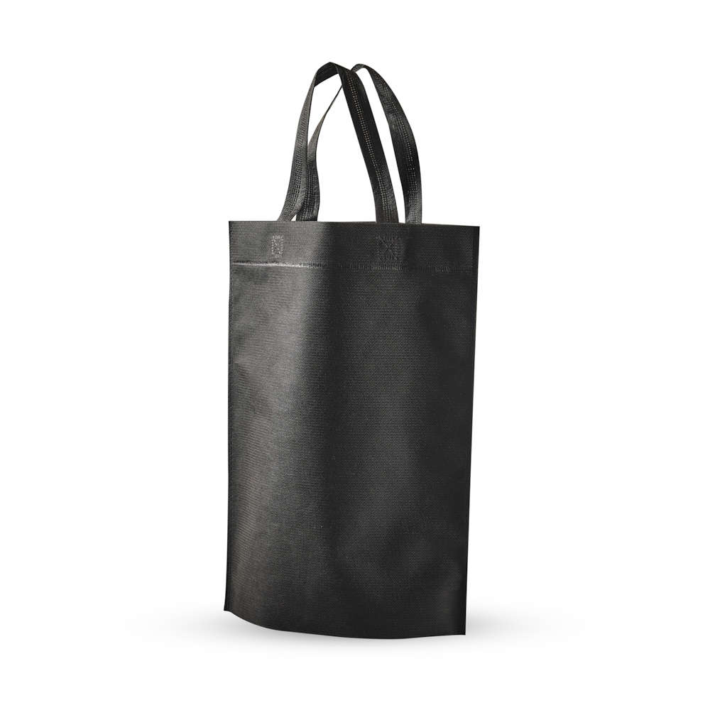 BOLSA FRISELINA LISA CON ASA 30*40CM NEGRA *UNID