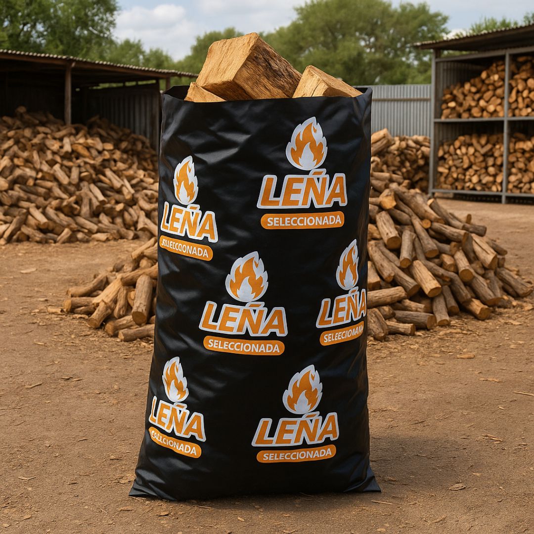 BOLSAS LEÑA FERNANDEZ (PE NEGRO - 70MIC - 40X70) 10KG *100UNID
