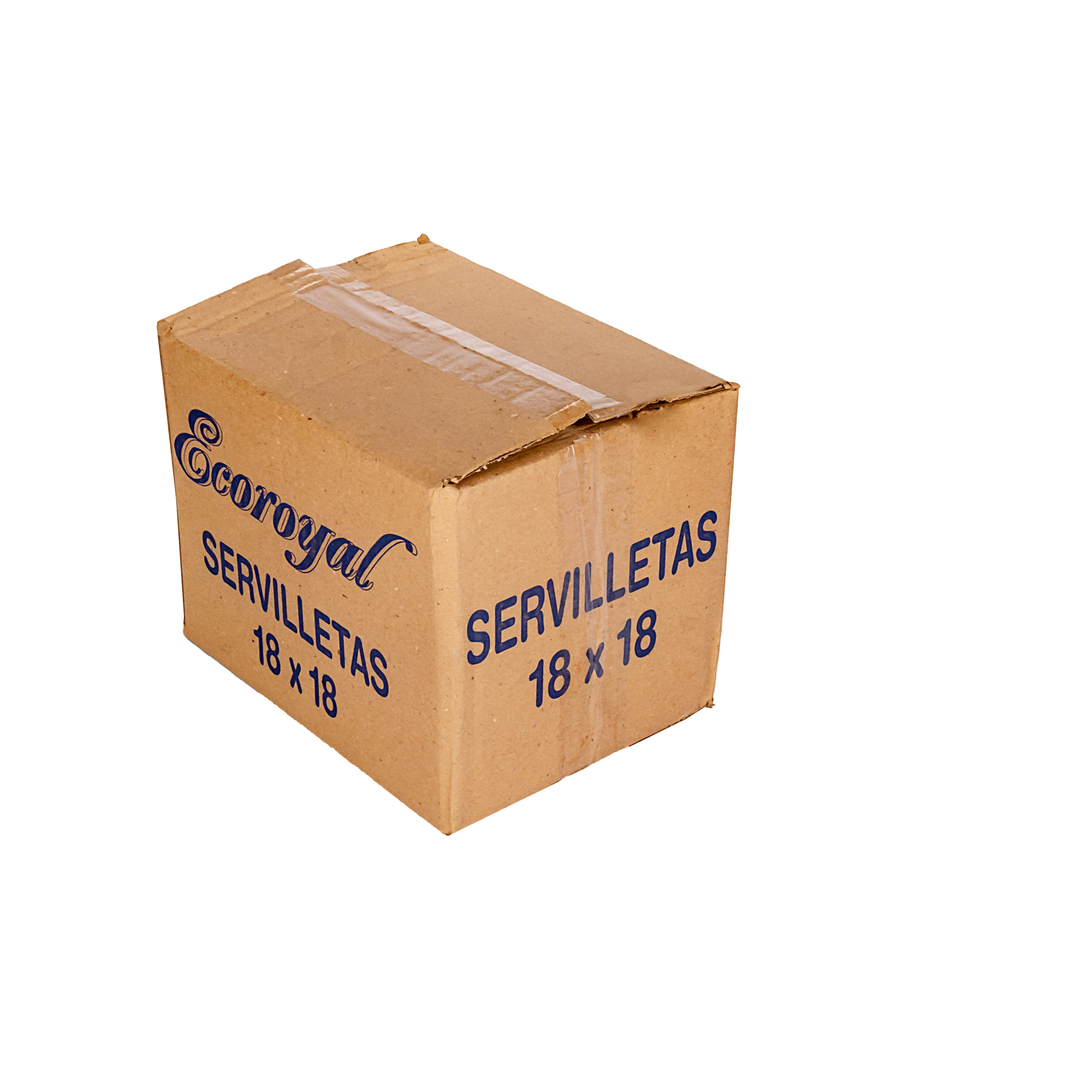 SERVILLETA GASTRONOMICA BLANCA (18*18CM) ECOROYAL ECO (TISSUE) *CAJA *0.7KG