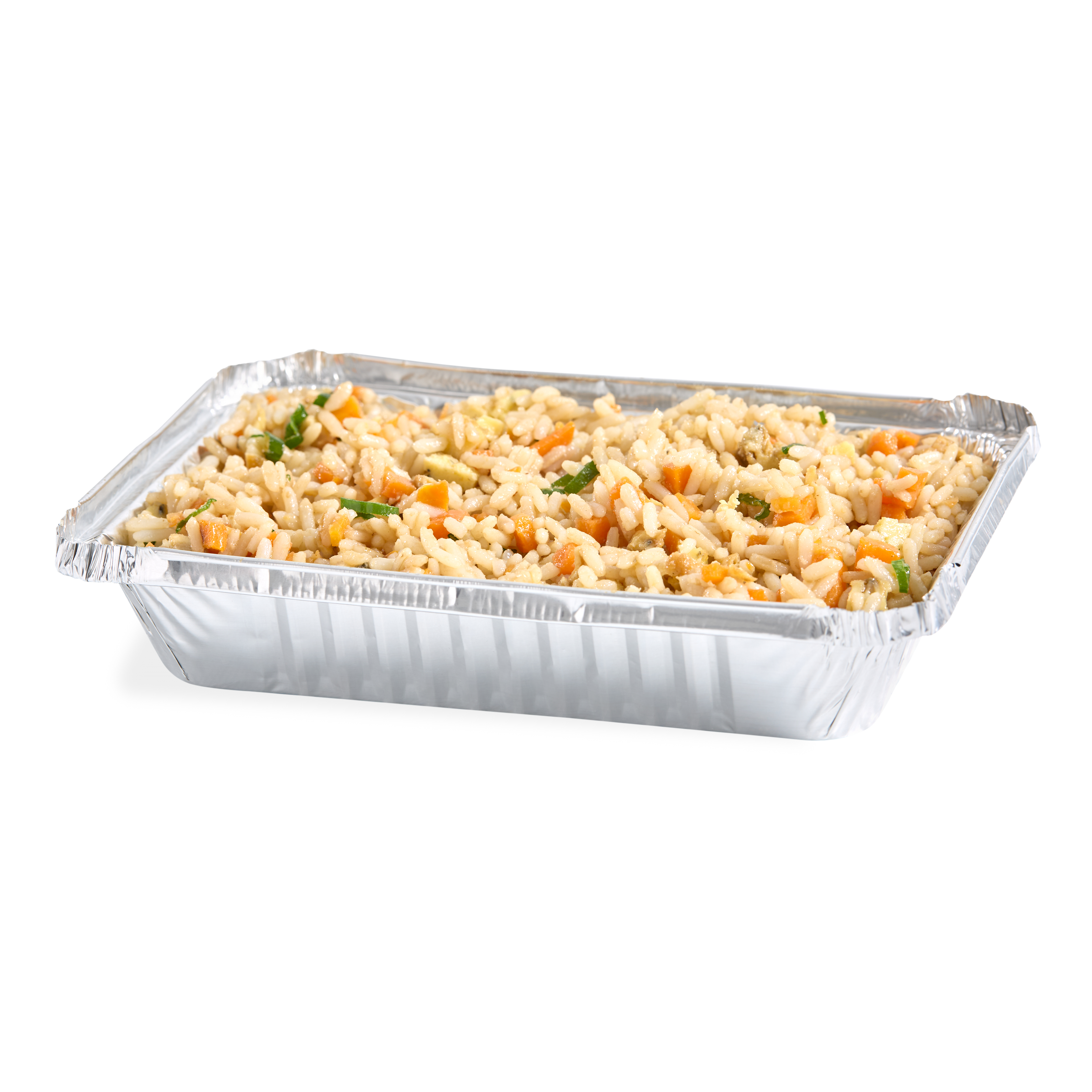 BANDEJA ALUMINIO DARNEL (PACK*10UNID).24OZ C/TAPA (700ML) (13.8*20.6*3.3CM) *PACK