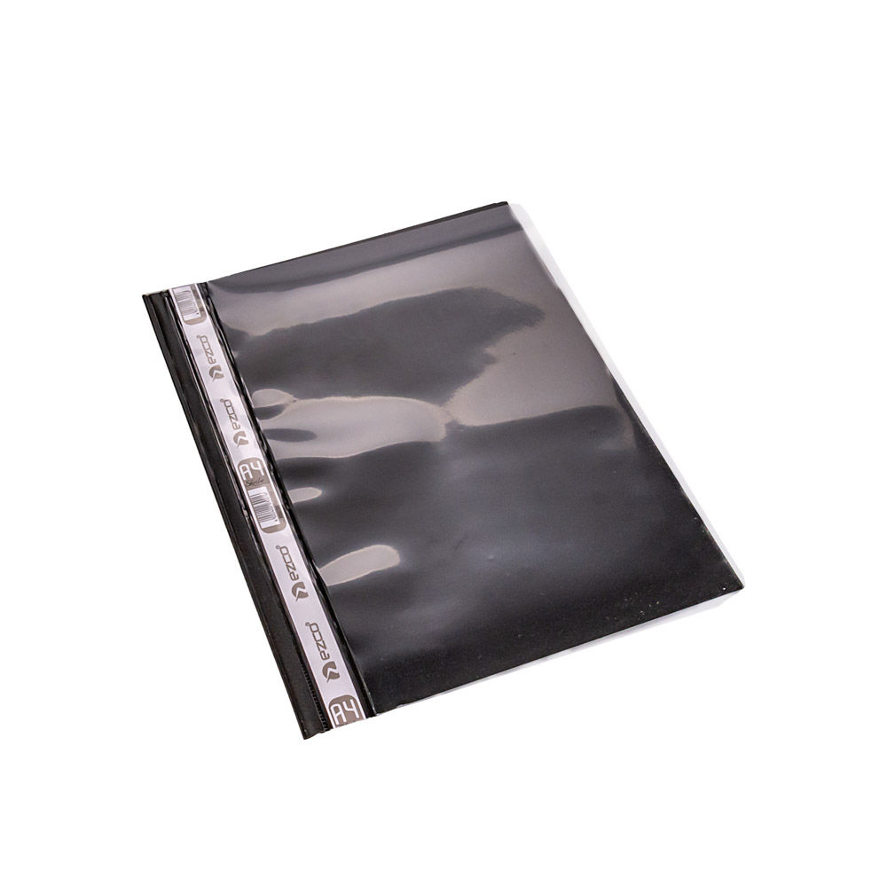 CARPETA BASE OPACA EZCO A4 AZUL/NEGRO (25.5*31CM) *UNID