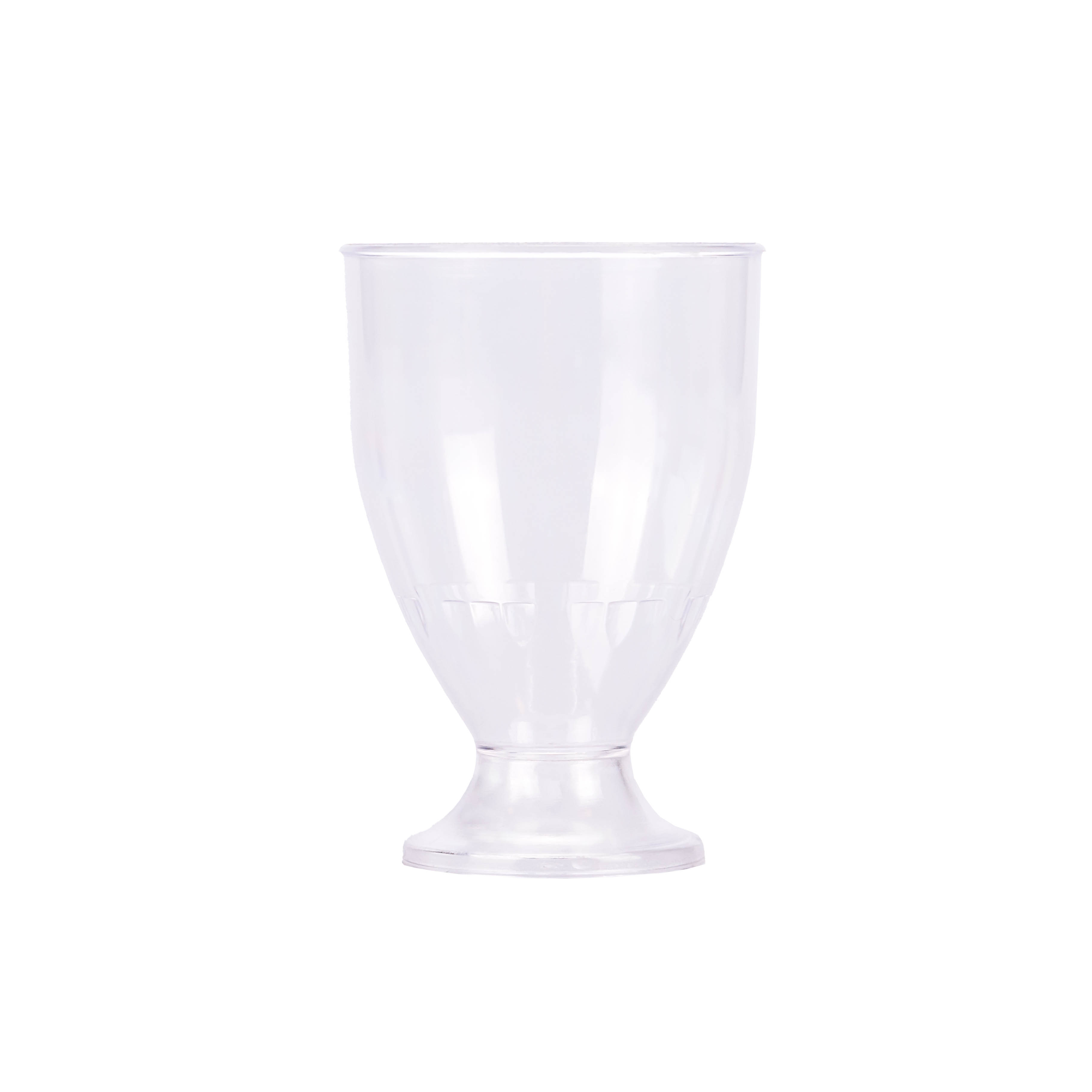 BOYANO COPA RIGIDA 70CC CRISTAL Y PIE NEGRO (5CM DIAM*7.3CM ALTO) *UNID