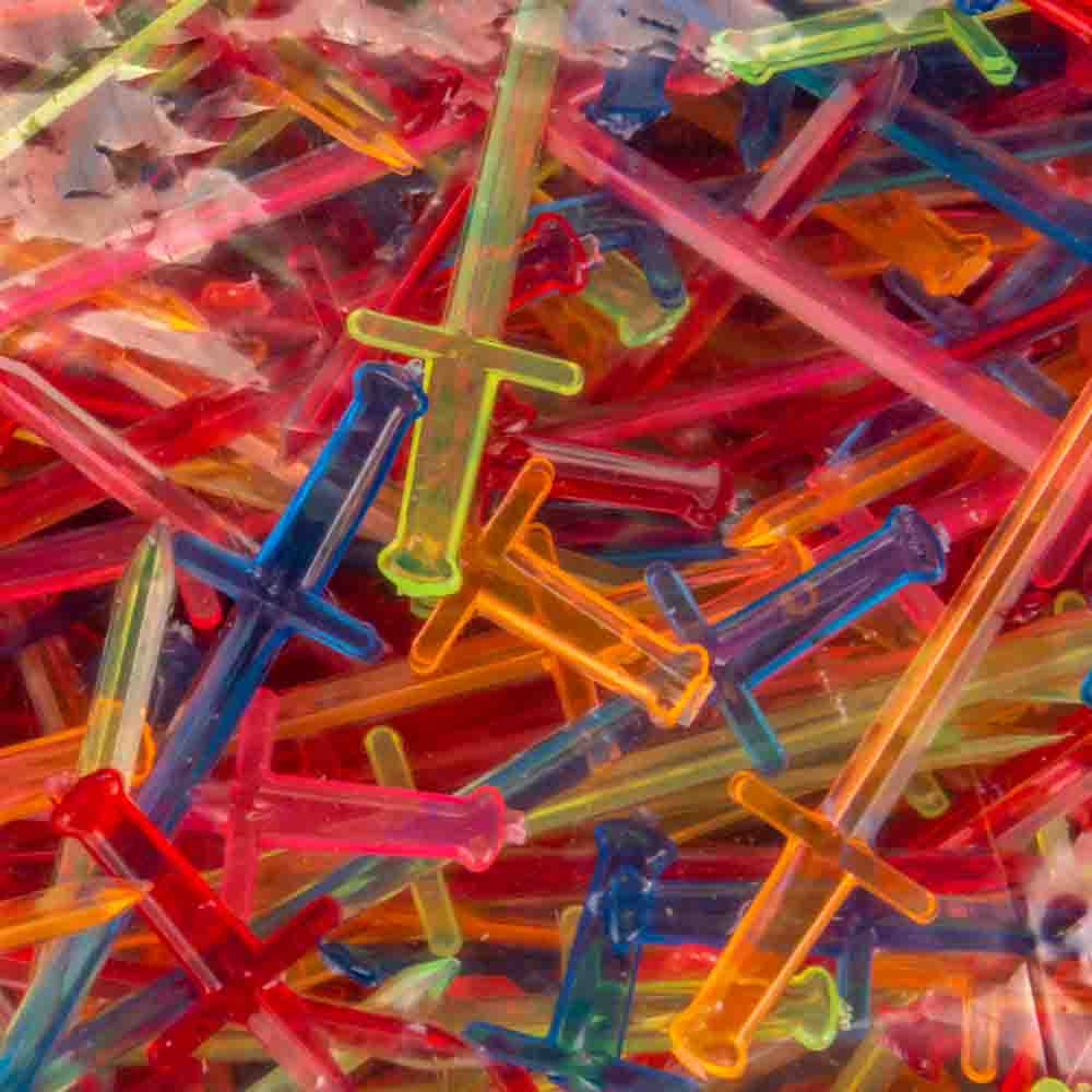 PINCHES COPETIN ESPADITAS SABLE PLASTICA (CLAUSER) *1000UNID