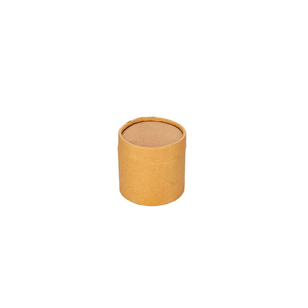 ENVASE TUBULAR CARTON Nº2 (11CM DIAM*10CM ALTO) (1KG) KRAFT *UNID