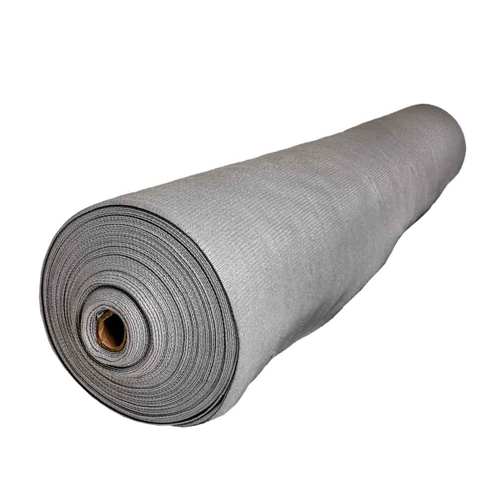 MEDIA SOMBRA COLOR 4.00MT ANCHO .90% PLATEADA *MT LINEAL