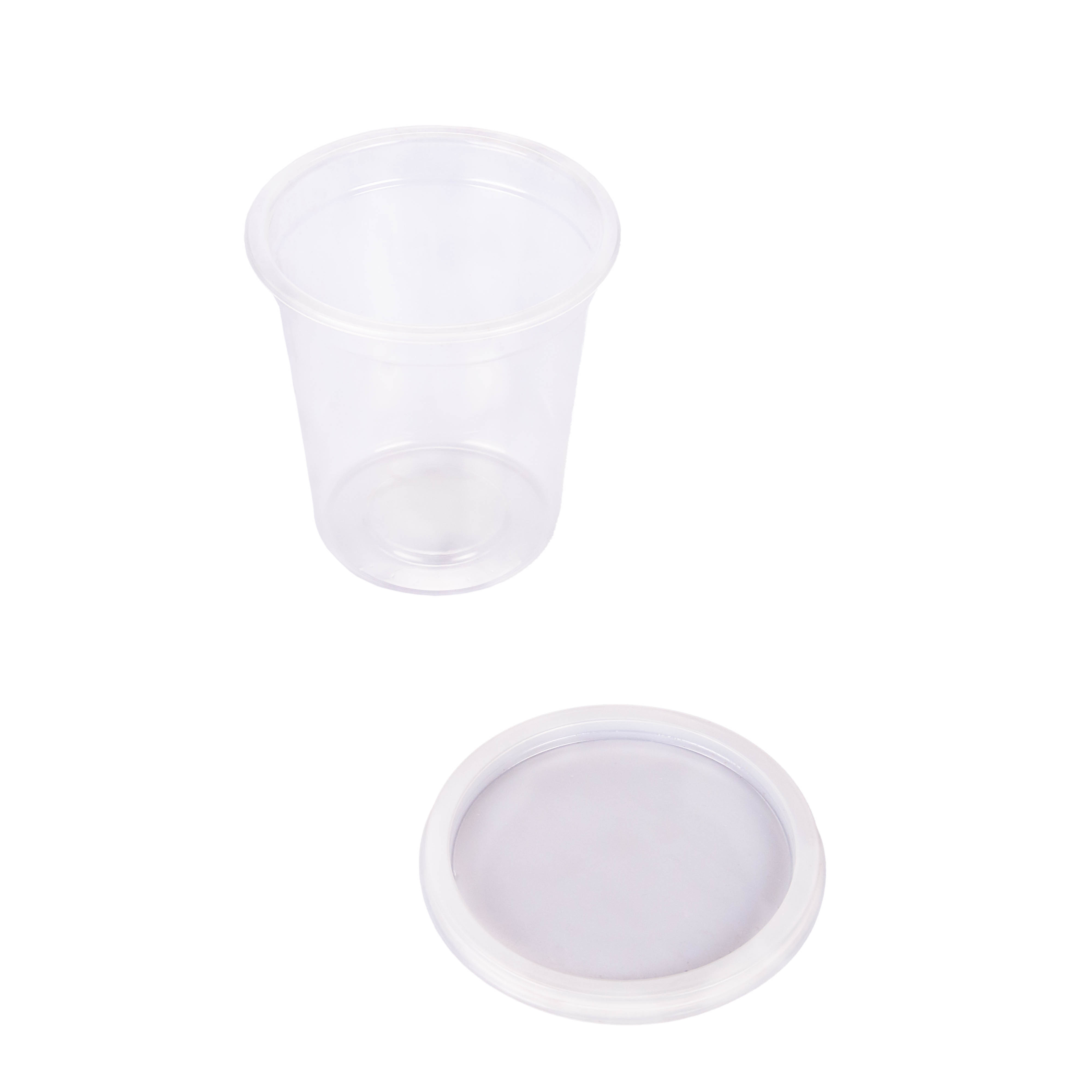 POTE PLASTIVAS.PS 1000CC CON TAPA TRASLUCIDA *50UNID