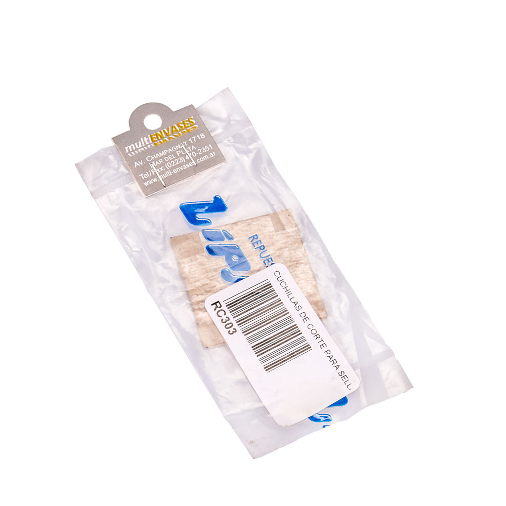 REPUESTO SELLADORA LIPARI CUCHILLAS DE CORTE (RC303) *3UNID