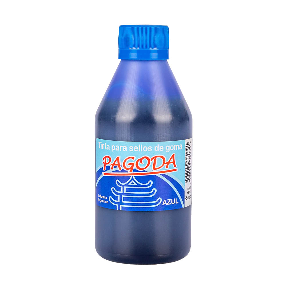 TINTA SELLOS.250CC AZUL PAGODA *UNID