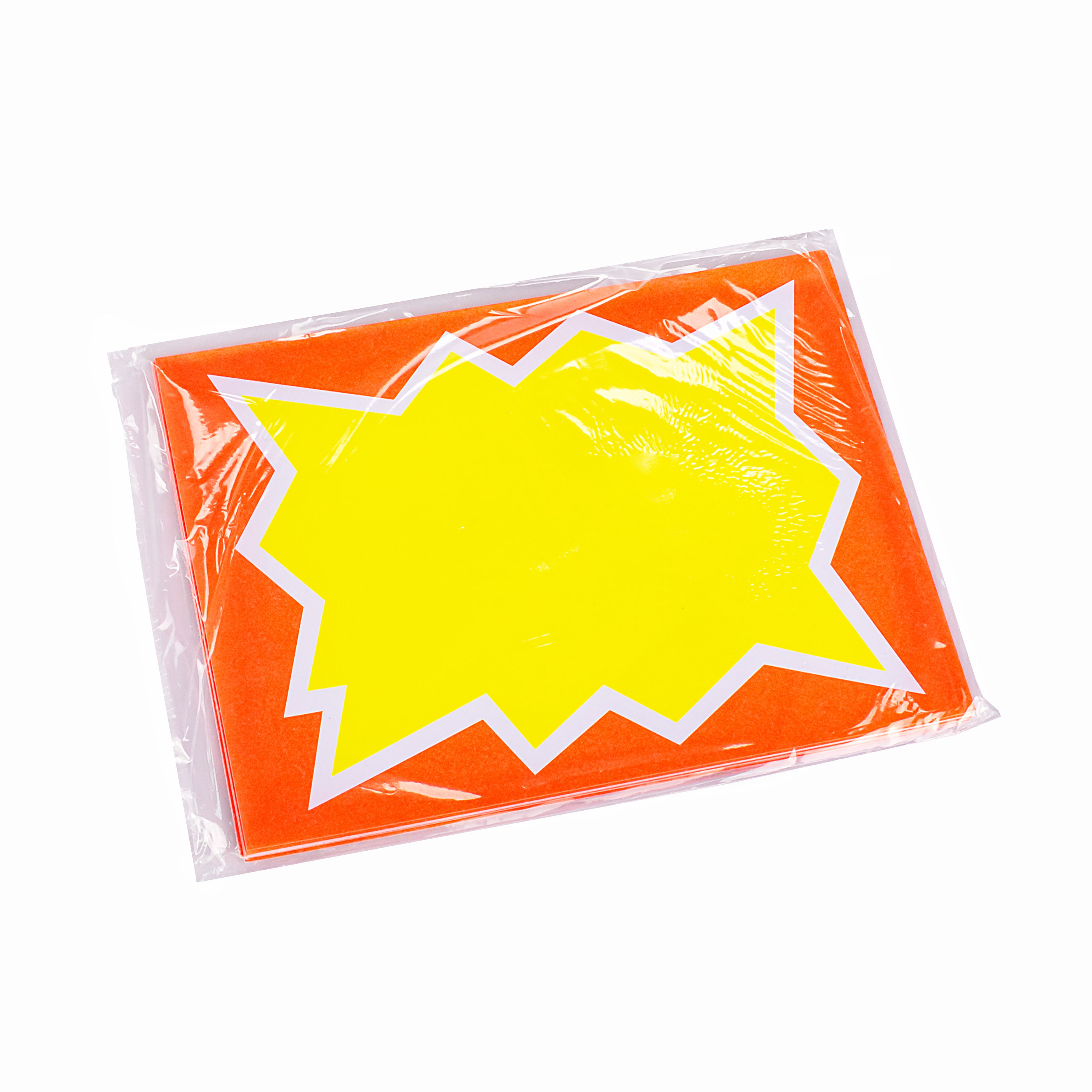 CARTEL PRECIOS ESTALLIDO (6*4.5CM) (401) PAQ*25UNID