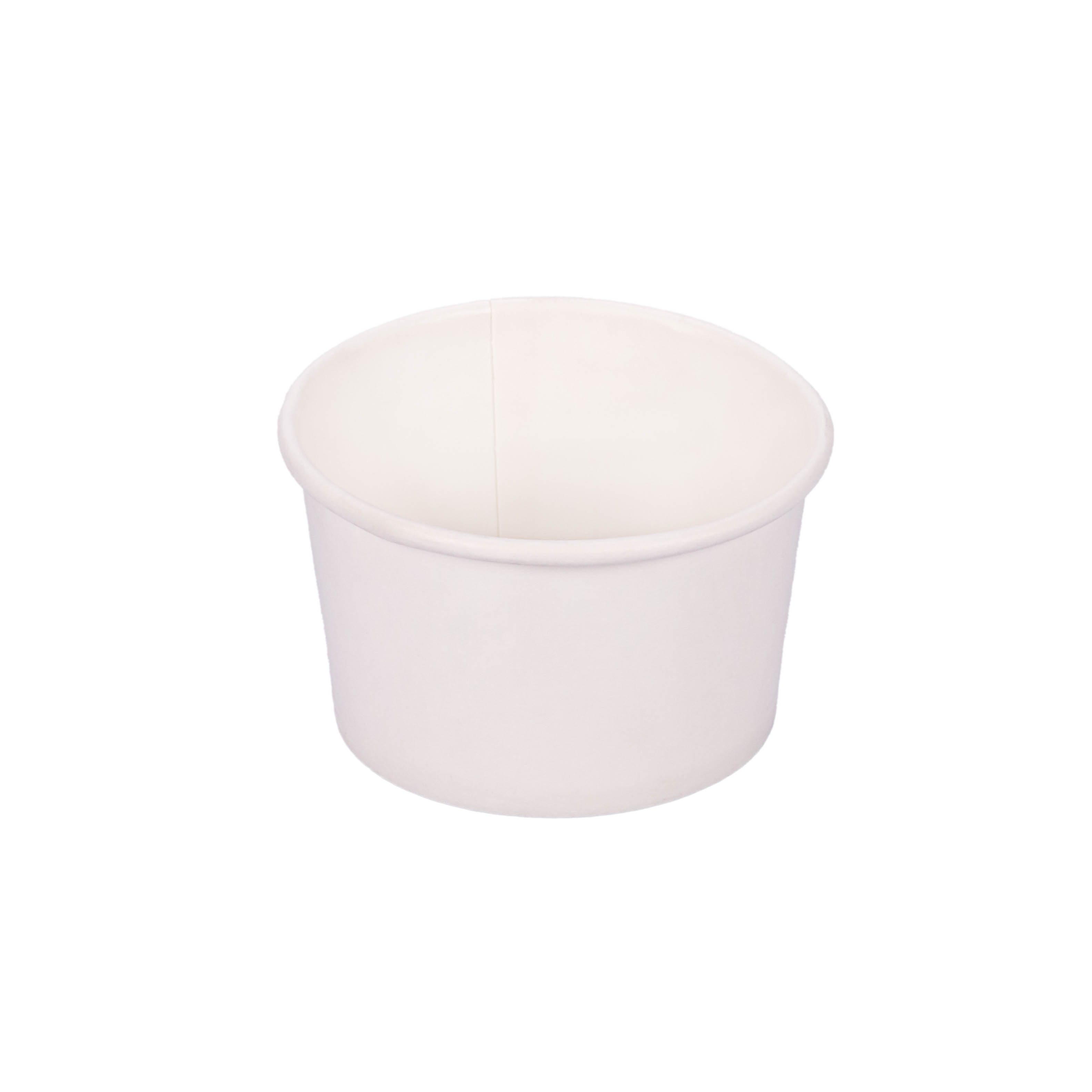 POTE HELADO POLIPAPEL SOLUPLEX 120CC BLANCO (4OZ) *100UNID