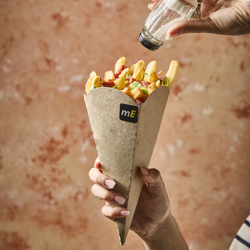 CONO PAPAS FRITAS CARTON GRIS PESADO (19CM) *300UNID