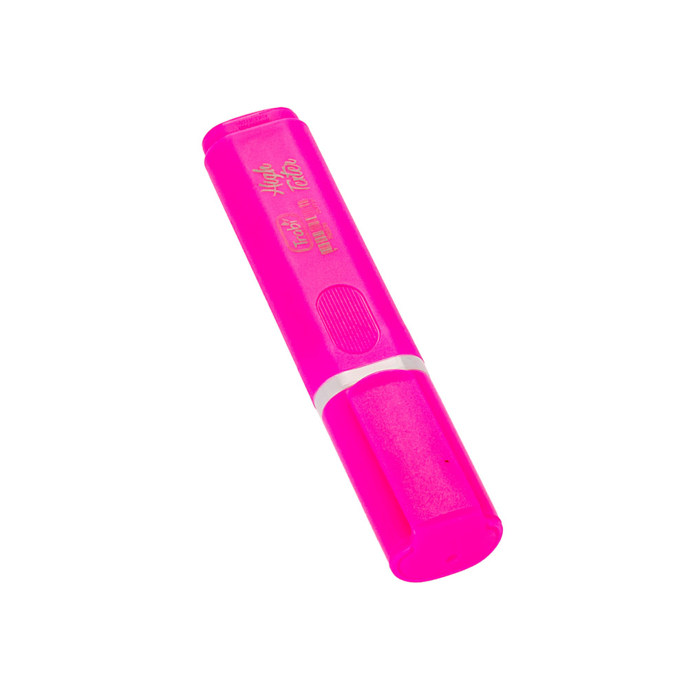 RESALTADOR HIGH TEXTER TRABI ROSA PUNTA BIZELADA *UNID