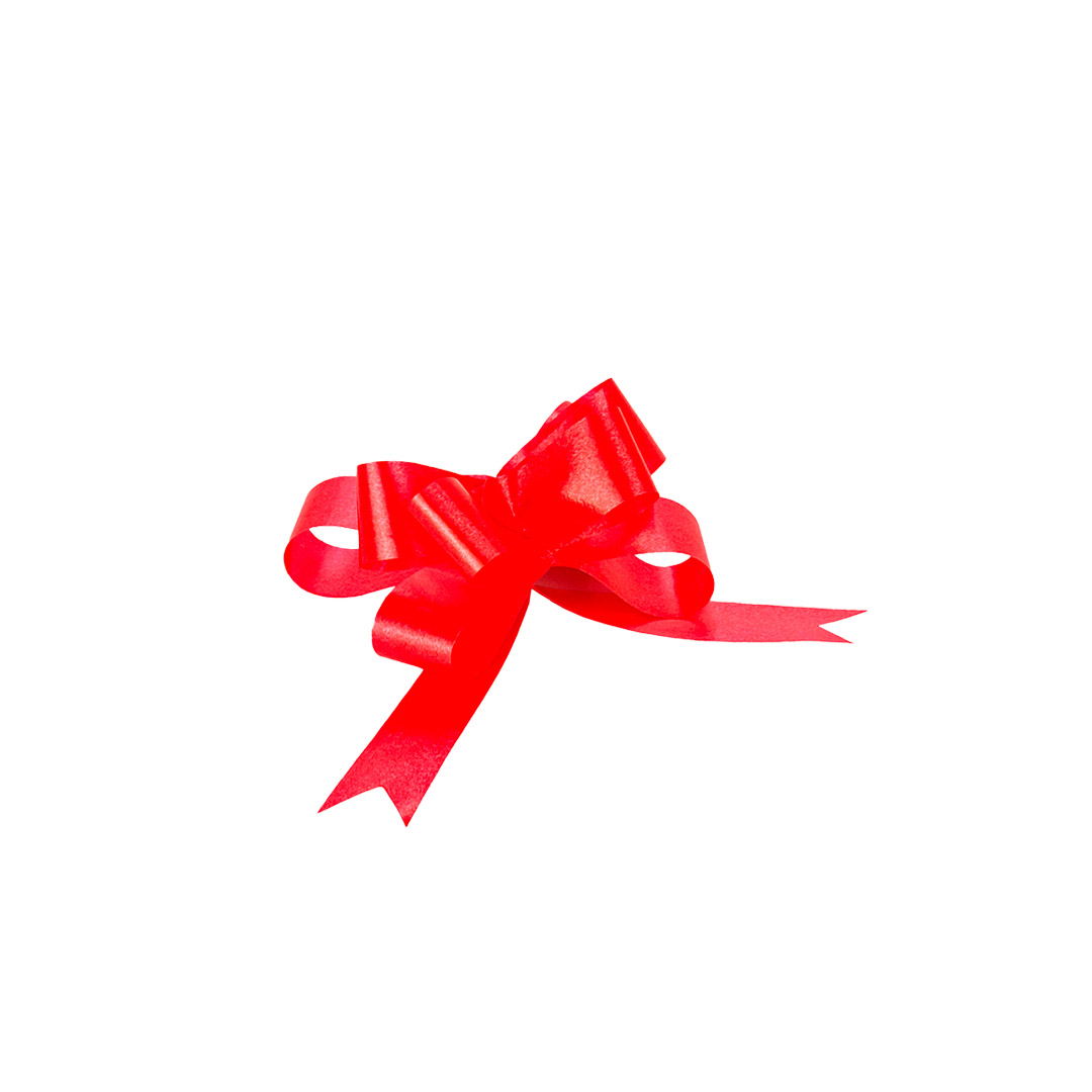 MOÑO RAPIDO MEDIANO ROJO LISO *50UNID