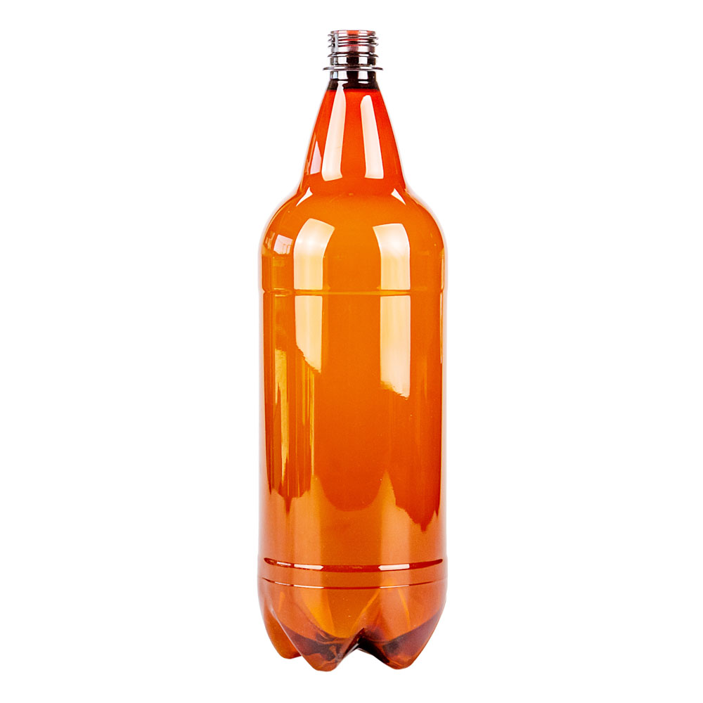 BOTELLA PLASTICO AMBAR CERVEZA.2000CC (SIN TAPA) *UNID