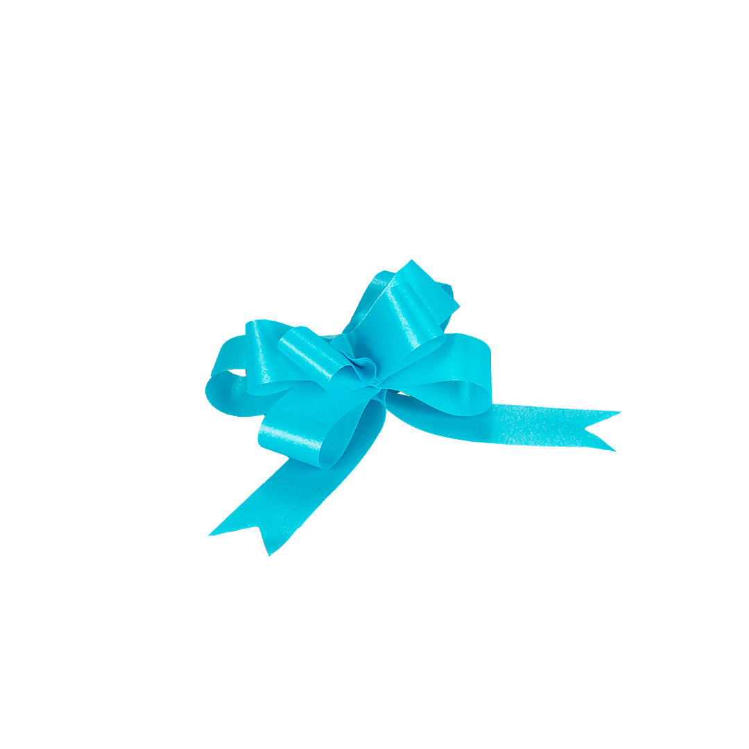 MOÑO RAPIDO MEDIANO CELESTE LISO *50UNID