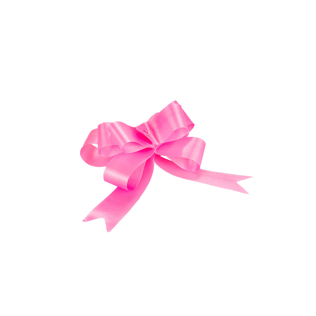 MOÑO RAPIDO MEDIANO ROSA LISO *50UNID