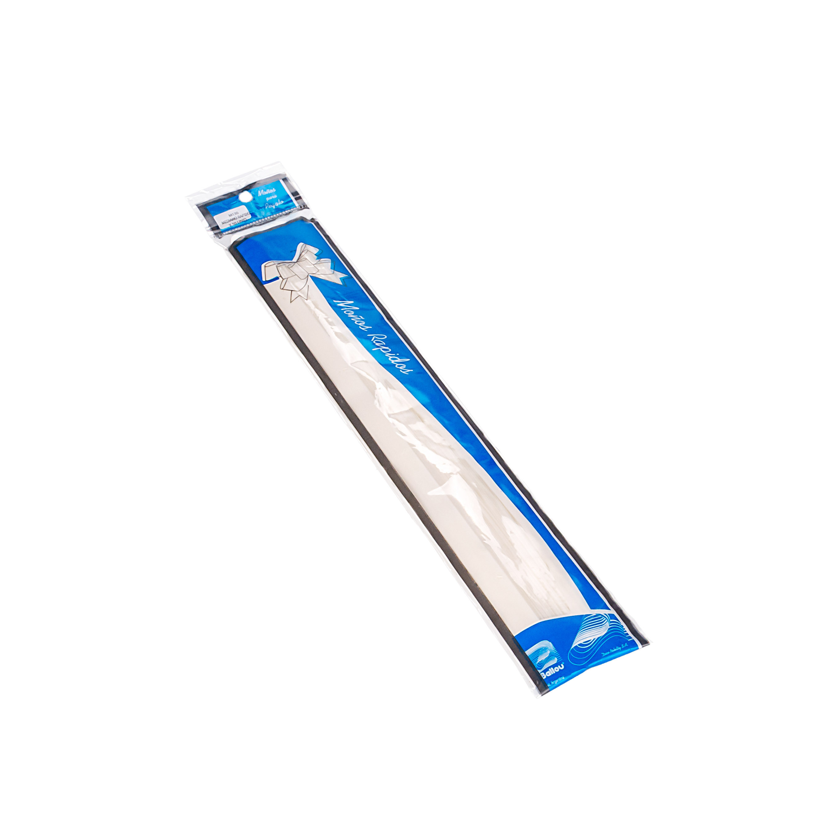 MOÑO RAPIDO MEDIANO BLANCO LISO *50UNID