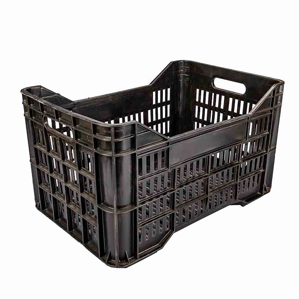 CAJON FRUTIHORTICOLA 33*52*29CM COSECHERO NEGRO (51.7LTS) RECICLADO MA *UNID