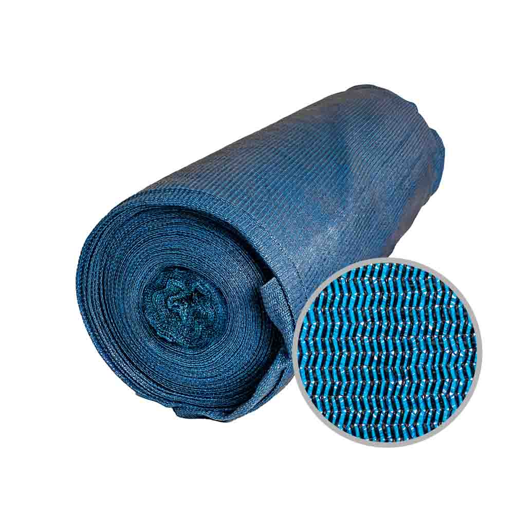 MEDIA SOMBRA COLOR 2.00MT ANCHO .90% AZUL *MT LINEAL