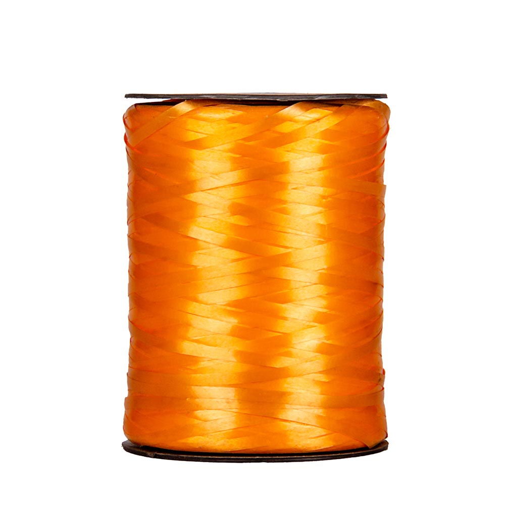 CINTA MOÑOS LISA .5MM ROLLO NARANJA *1000MTS