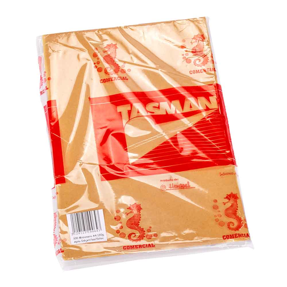 RESMA IMPRESORA.A4 KRAFT TASKMAN.130GRS (PAPEL MISIONERO 21*29.7CM) *100HJS