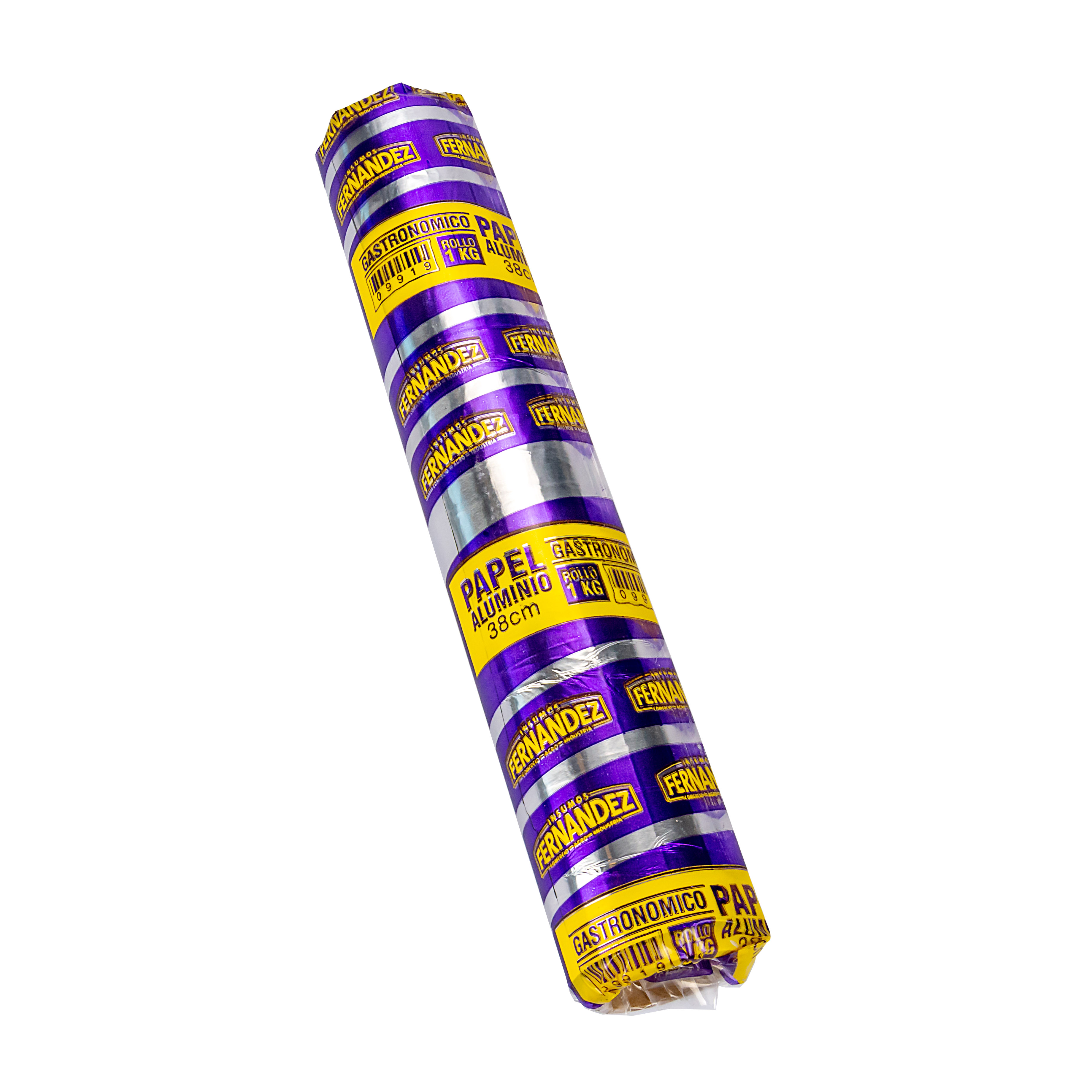 PAPEL ALUMINIO FERNANDEZ GASTRONOMICO (38CM*40MTS) REFORZADO *ROLLO