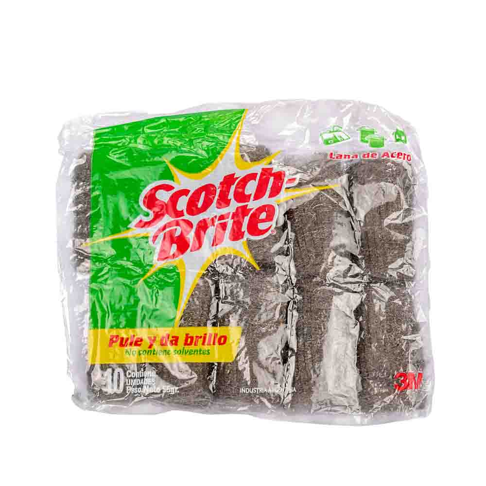 LANA DE ACERO FLEXOL 40GRS (10 ROLLITOS) *UNID