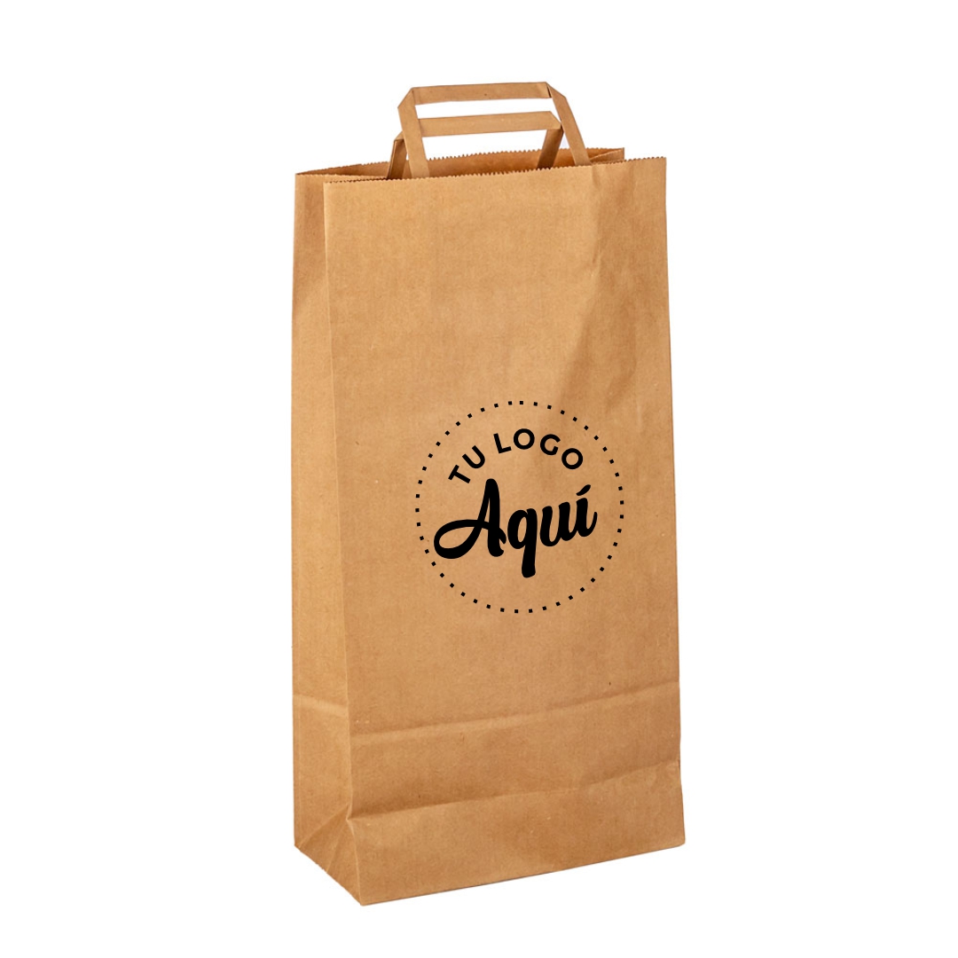 mEP BOLSA BOUTIQUE PAPEL PERSONALIZADA KRAFT 22*10*42CM X UNIDAD