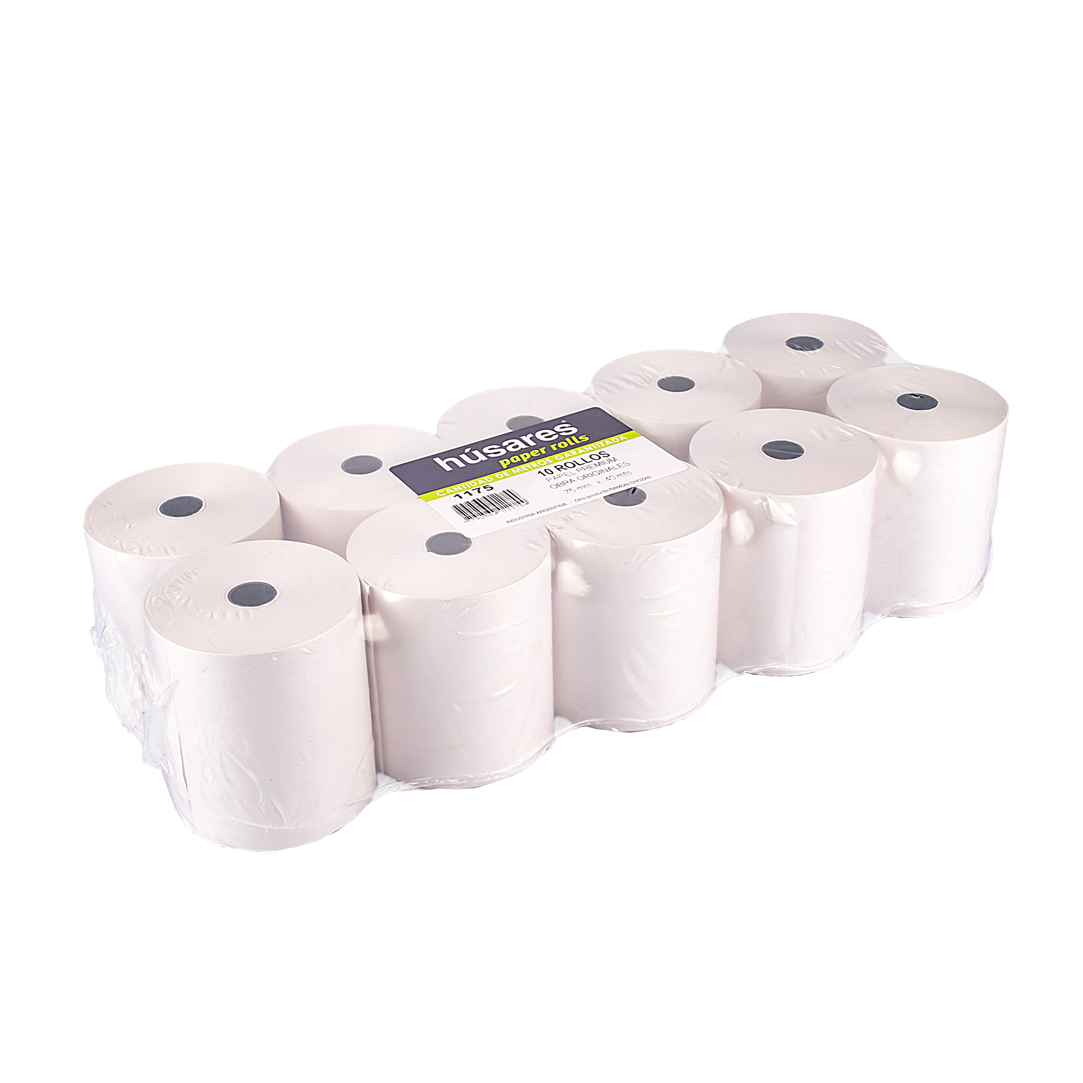 ROLLO MAQUINA OBRA HUSARES 75MM*40MTS (1175) *10UNID