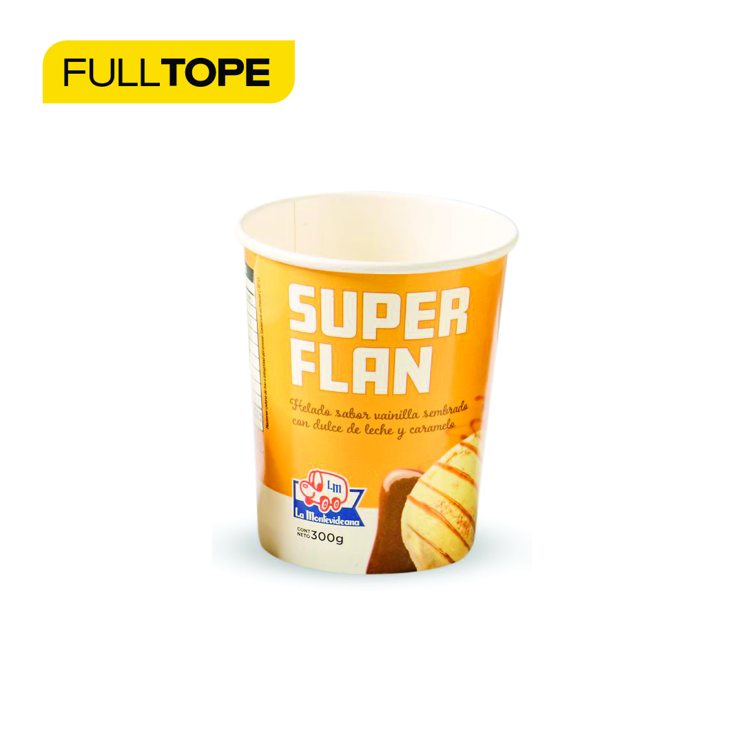 mEP POTE HELADO POLIPAPEL BLANCO PERSONALIZADO 500CC (17OZ) X UNIDAD