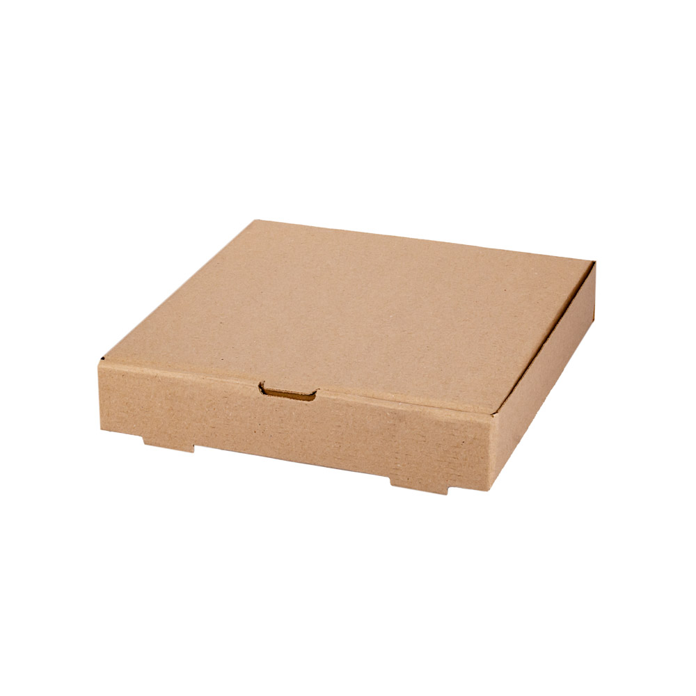 CAJA MICRO CARTON MARRON/MARRON (28.5*28*5.3CM) (PASCUALINA) *100UNID.