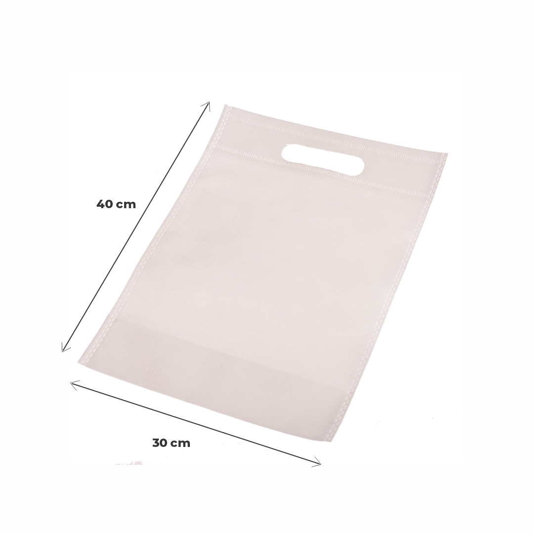 mEP BOLSA FRISELINA PERSONALIZADA RIÑON BLANCA 22.5*30CM X UNIDAD