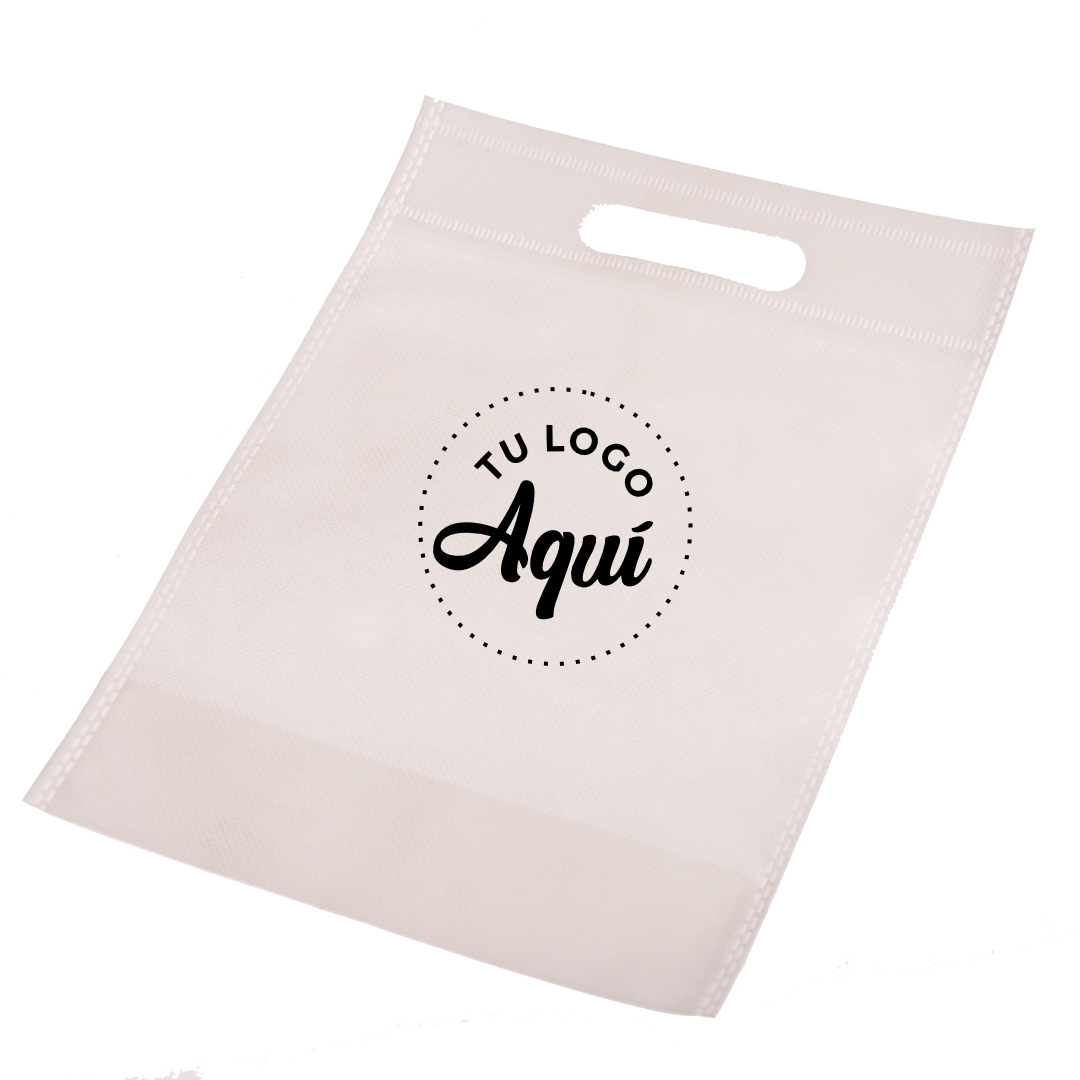 mEP BOLSA FRISELINA PERSONALIZADA RIÑON BLANCA 22.5*30CM X UNIDAD