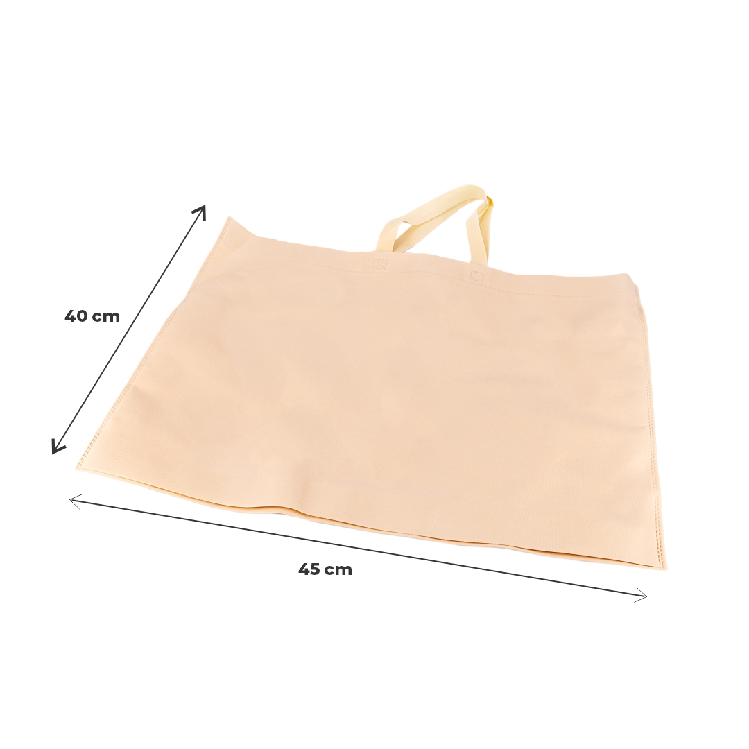 mEP BOLSA FRISELINA PERSONALIZADA ASA LARGA LINO 45*40CM X UNIDAD