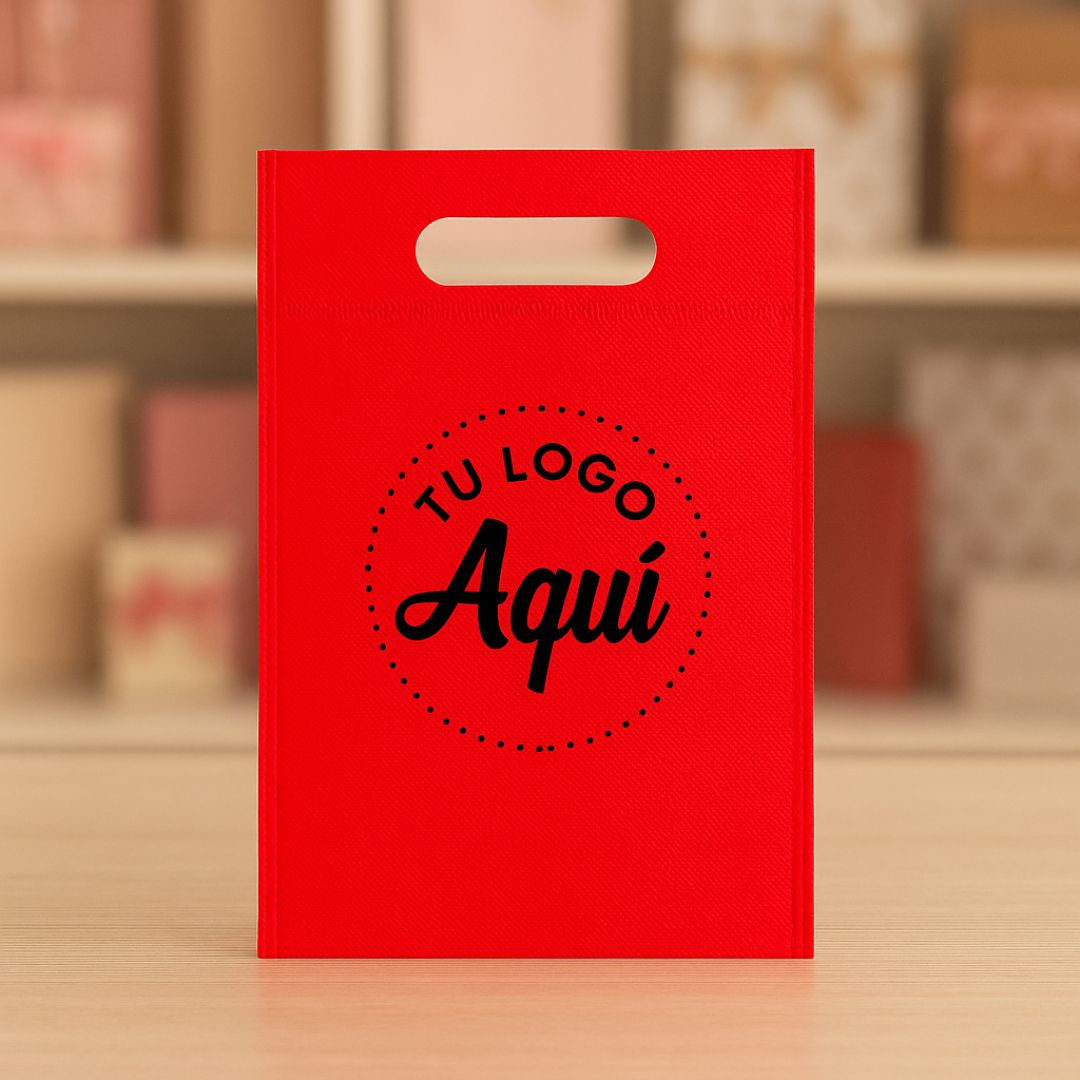mEP BOLSA FRISELINA PERSONALIZADA RIÑON ROJA 15X26CM X UNIDAD